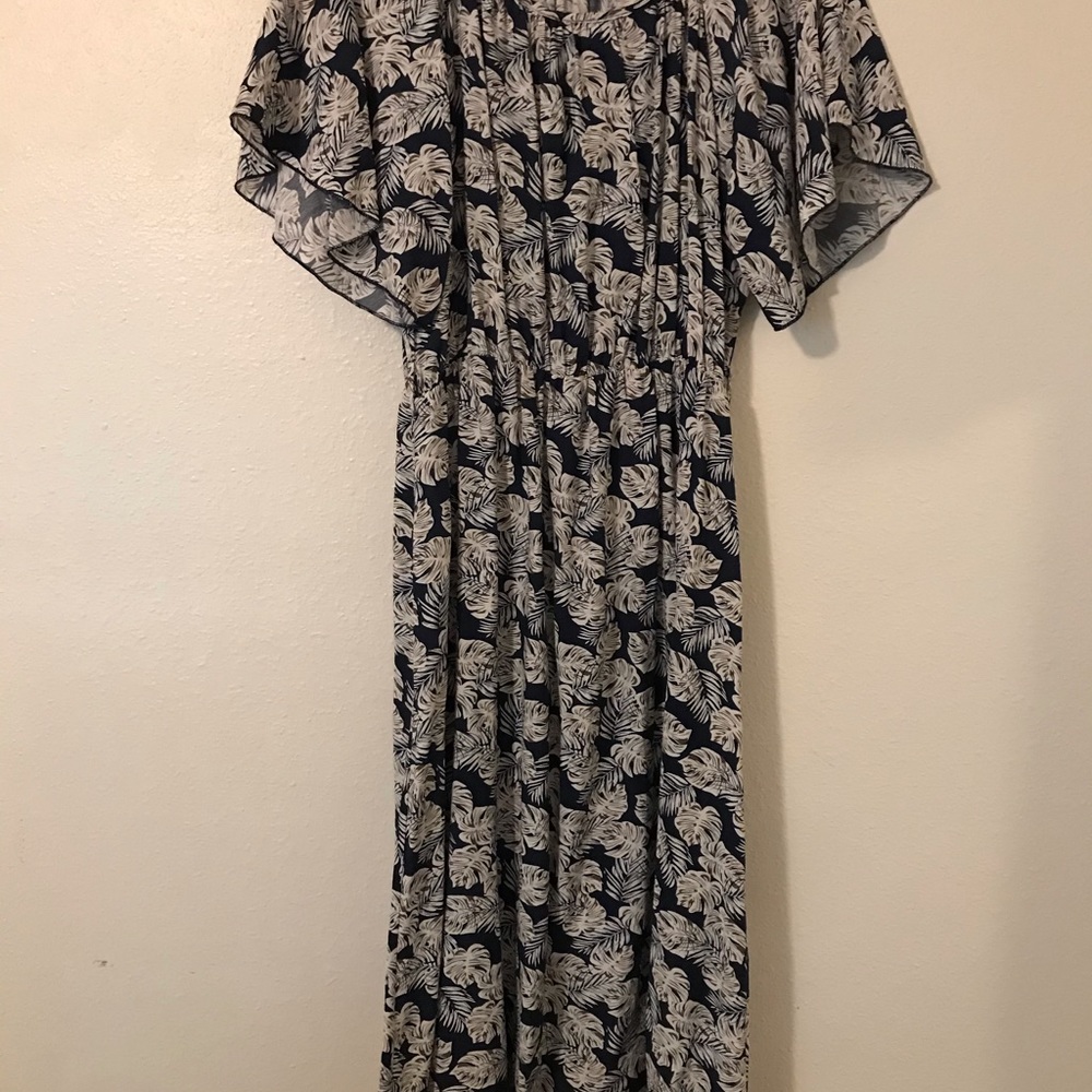 Monstera Leaf dress